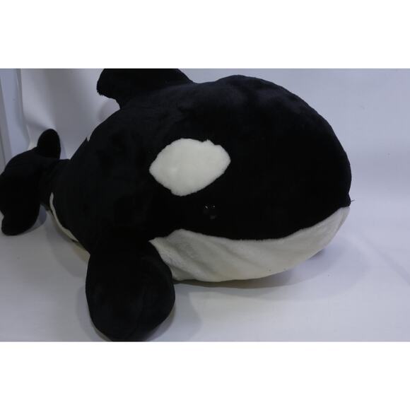 Extra large, Shamu, killer whale, stuffed animal, 36 inches, Seaworld, plush - Picture 1 of 4